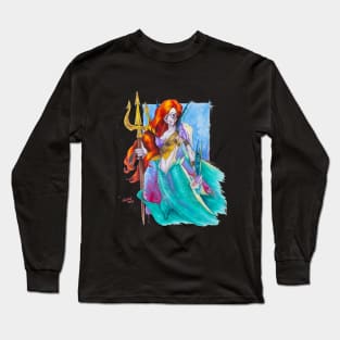 The Evil Mermaid Long Sleeve T-Shirt